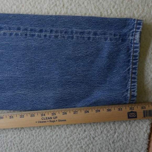 Vintage Levi's 501XX Jeans Mens 36x32 Y2K 2000s Blue Denim Button Fly Distressed